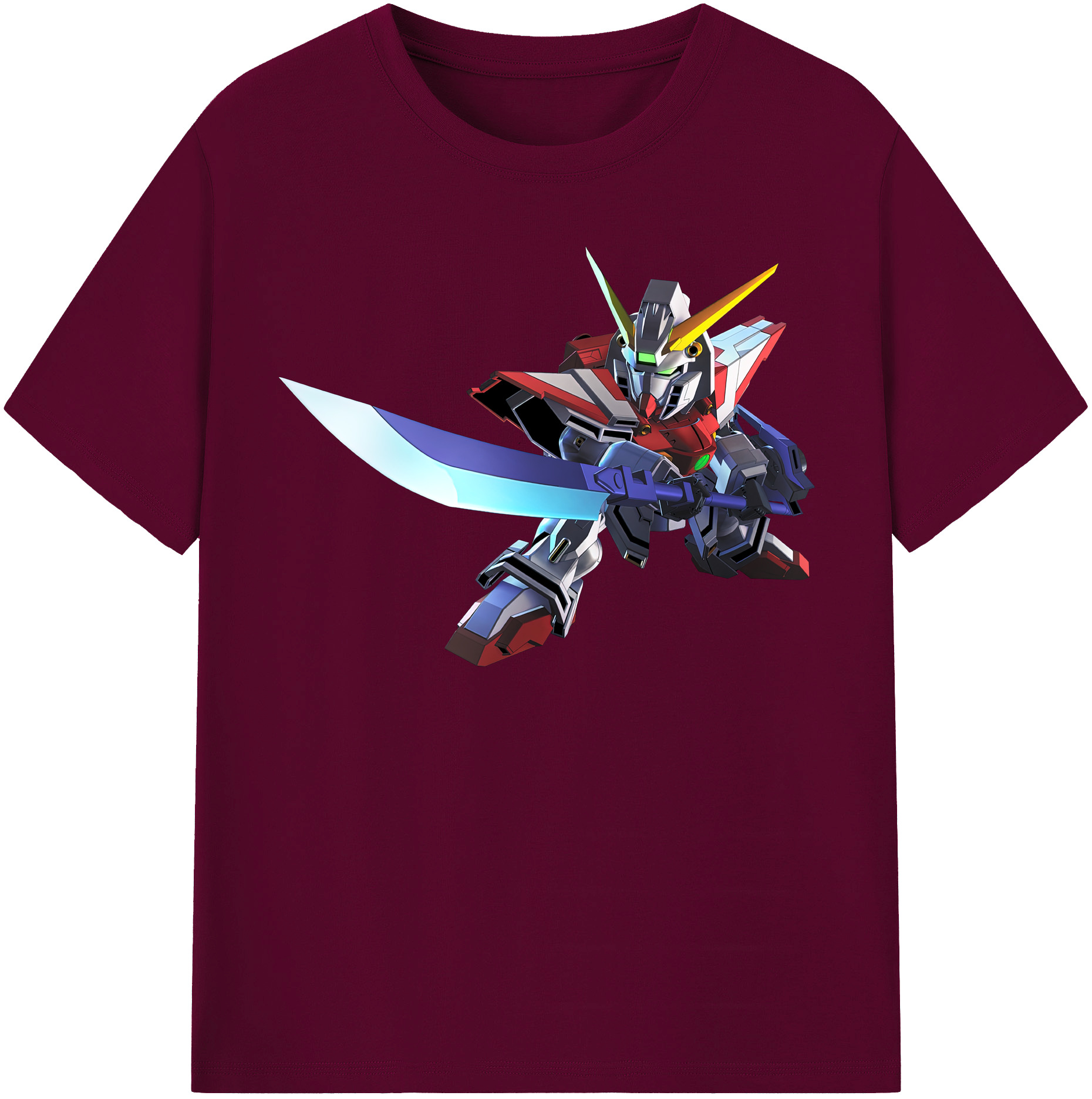 （画像用） 機動戦士ガンダム Mobile Suit Gundam レディースカジュアルプリントTシャツ（綿100％）